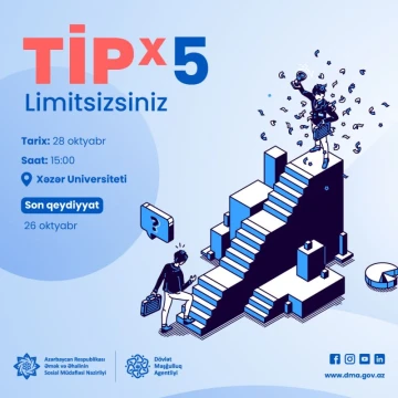 “TİPx 5: Limitsizsiniz” konfransı keçiriləcək