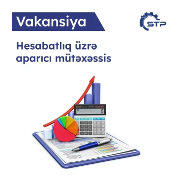 Hesabatlıq üzrə aparıcı mütəxəssis vakansiyası