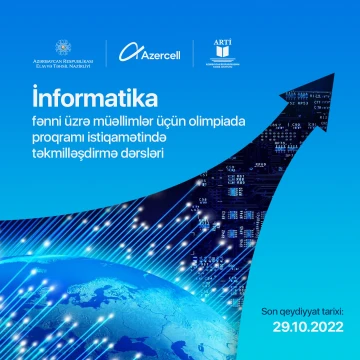 İnformatika fənni üzrə müəllimlər üçün olimpiada proqramı istiqamətində təkmilləşdirmə dərsləri təşkil olunacaq