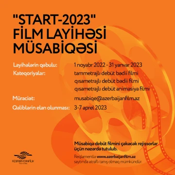 “Start - 2023” film layihəsi müsabiqəsi