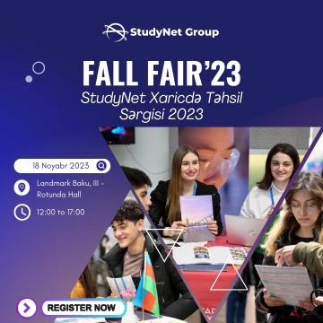 StudyNet Xaricdə Təhsil Sərgi-Yarmarkası