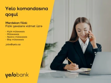Mərdəkan filialında Fiziki şəxslərə xidmət üzrə Kiçik mütəxəssis / Mütəxəsssis / Aparıcı mütəxəssis vakansiyaları