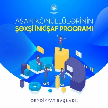 “ASAN Könüllülərinin Şəxsi İnkişaf Proqramı”