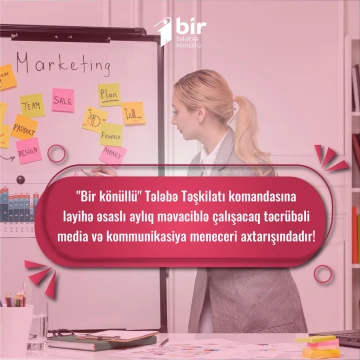Media və kommunikasiya sahəsində maaşlı təcrübə proqramı