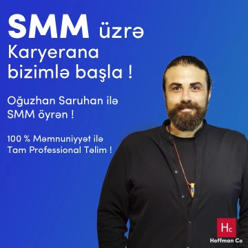 Professional SMM Manager olmaq istəyənlər bu Təlimi seçir