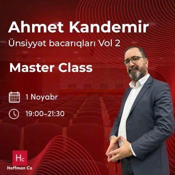 Ahmet Kandemir ilə 1 günlük Möhtəşəm Master Class