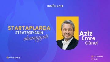 "Startaplarda strategiyanın əhəmiyyəti" mövzusunda vebinar keçiriləcək