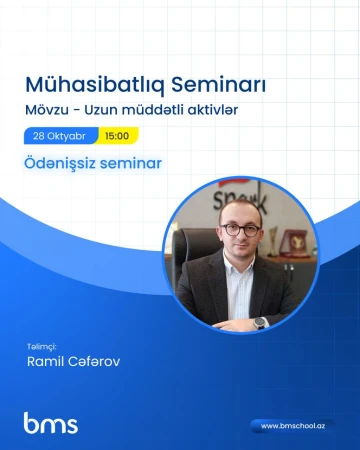 Ödənişsiz  "Mühasibatlıq" seminarı