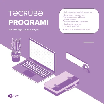 Zəngin təcrübə dünyasında karyeranı bizimlə inkişaf etdir!