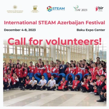 "International STEAM Azerbaijan Festival" könüllüsü ol!