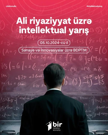 Ali Riyaziyyat üzrə intellektual yarış həyata keçirilir
