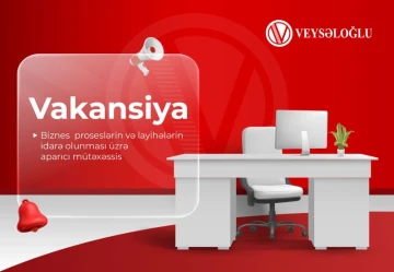 Biznes proseslərin və layihələrin idarə olunması üzrə aparıcı mütəxəssis vakansiyası