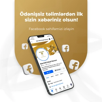 Ödənişsiz peşəkar təlimlərdən ilk sənin xəbərin olsun