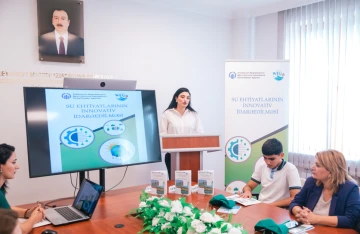 “Su ehtiyatlarının innovativ idarəedilməsi” adlı layihəsinin rəsmi bağlanışı keçirilib