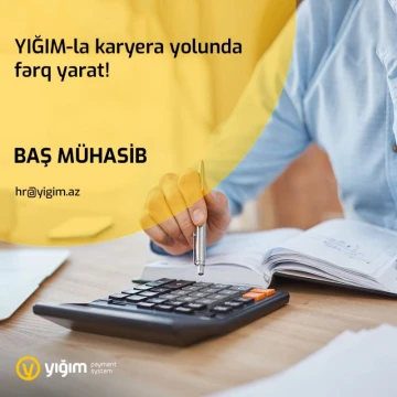 Baş Mühasib vakansiyası