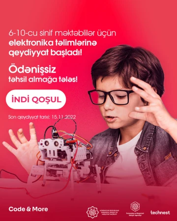 “Məktəblilər üçün elektronika” Təqaüd Proqramı