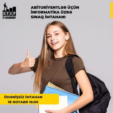 İnformatika fəninən sinaq imtahanlarına start verilir ( Ödənişsiz)
