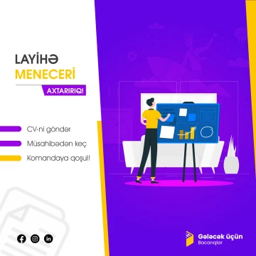 Layihə meneceri vəzifəsi üzrə vakansiya