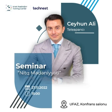 "Nitq Mədəniyyəti" mövzusunda seminar olacaq