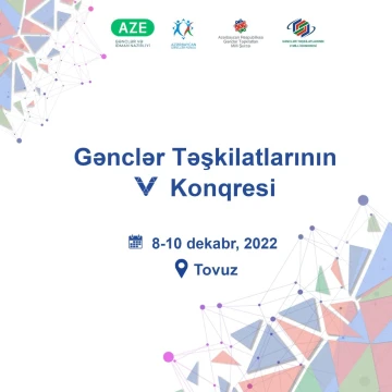 Gənclər Təşkilatlarının V Konqresi təşkil olunacaq