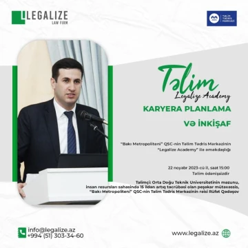 Ödənişsiz əsaslarla “Karyera planlama və inkişaf” mövzusunda seminar keçiriləcək
