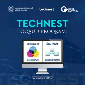 “TECHNEST” təqaüd proqramı çərçivəsində Füzuli rayonu və Şirvan şəhərində təlimlər həyata keçiriləcək