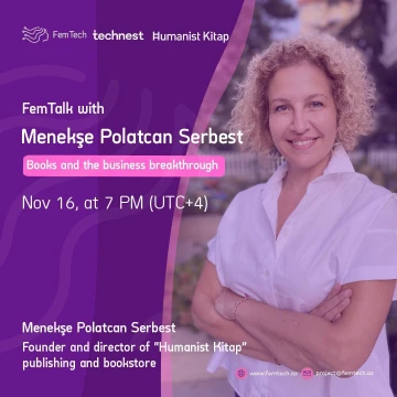 “Books and the business breakthrough” mövzusunda FemTalk olacaq