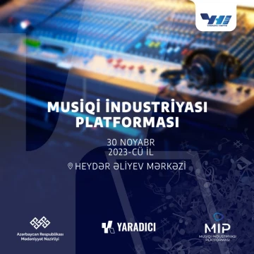 “Yaradıcı Həftə”də Musiqi Sənayesi Platforması təşkil olunacaq