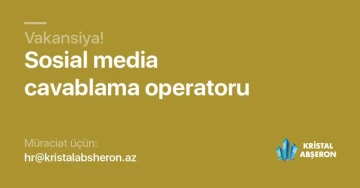 SOSİAL MEDİA CAVABLAMA OPERATORU  vakansiyası