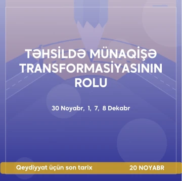 "Təhsildə münaqişə transformasiyasının rolu" layihəsinə qeydiyyat başladı (ÖDƏNİŞSİZ)