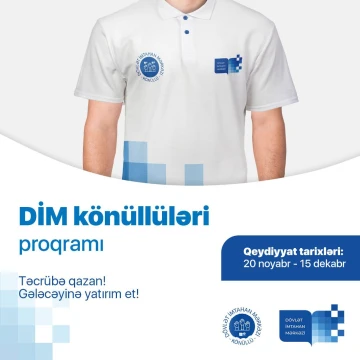 Dövlət İmtahan Mərkəzi könüllülər layihəsinə start verir.