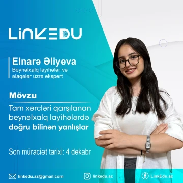 Avropanı kəşf etmək, özünüzü inkişaf etdirmək və bütün xərcləri qarşılanan beynəlxalq layihələrə yeni qapılar açmağa hazırsınız?