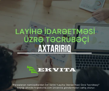 Layihə İdarəetməsi Üzrə təcrübəçi vakansiyası