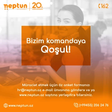 Sən də Neptun komandasına qoşul!