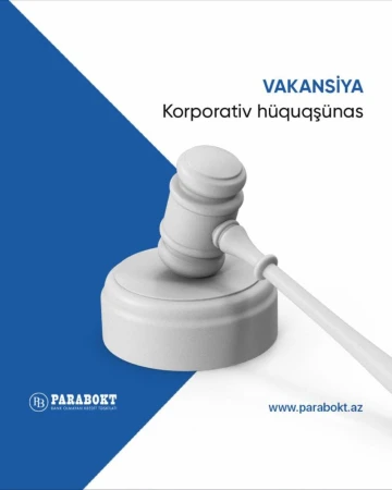Korporativ hüquqşünas vakansiyası