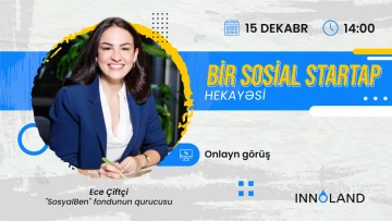 "Bir sosial startap hekayəsi" mövzusunda vebinar