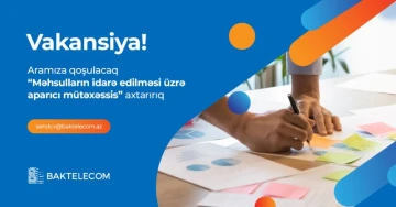 Məhsulların idarə edilməsi üzrə Aparıcı mütəxəssis vakansiyası