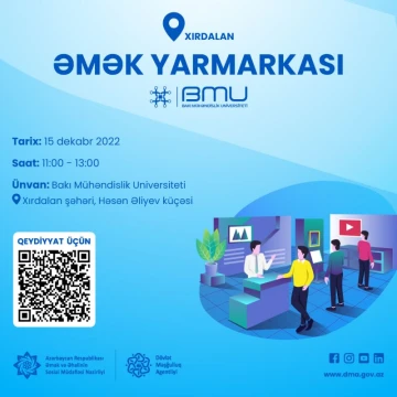 İşsiz və işaxtaran şəxslərin nəzərinə!