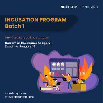 Next Step Innovation Center is calling startups to Incubation Program