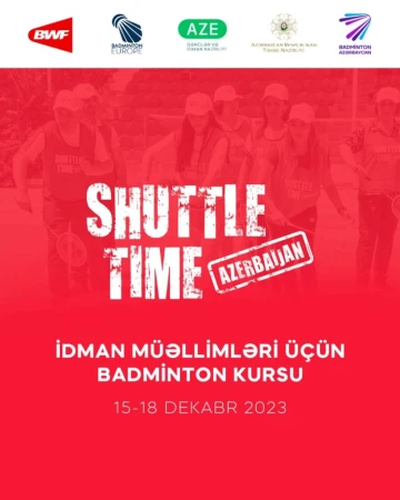 İdman müəllimləri üçün “Shuttle Time Teachers” kursu!
