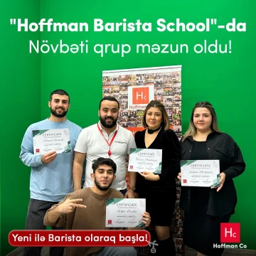 Barista peşəsini incəliklərinə qədər öyrənmək üçün əla fürsət!