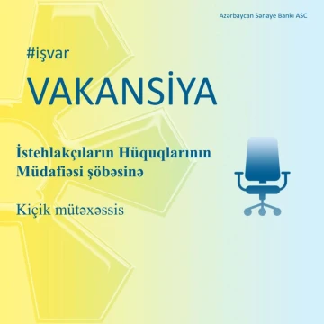 İnsan Resursları üzrə Təcrübəçi vakansiyası