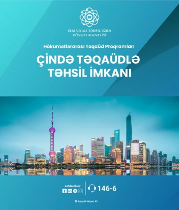 Çində təqaüdlə təhsil imkanı
