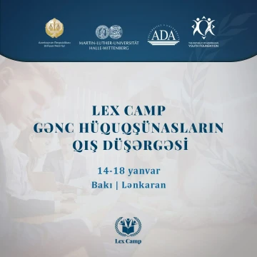 Gənc hüquqşünaslar üçün qış düşərgəsi təşkil ediləcək