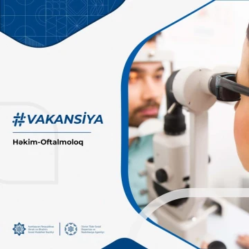 Həkim-Oftalmoloq vakansiyası
