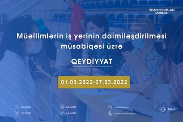 Daimiləşmə müsabiqəsinə başlanılır