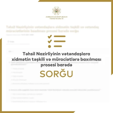Vətəndaşlara xidmətin təşkili barədə sorğu