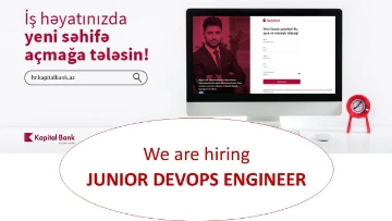 DevOps mühəndisi (kiçik mütəxəssis mütəxəssis) vakansiyası