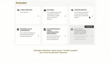 Peşə təhsili üzrə yeni xidmət istifadəyə verilib