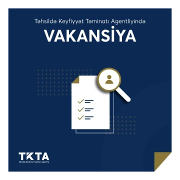 “Kvalifikasiyaların tanınması şöbəsinin aparıcı məsləhətçisi”vakansiyası